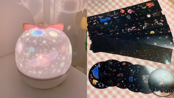 韓國超夢幻「星空小夜燈」!絕美太空投影,輕拍還會變化色彩,療癒光芒情調滿分!