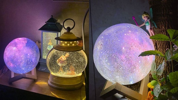 韓國超夢幻「星空小夜燈」！絕美太空投影，輕拍還會變化色彩，療癒光芒情調滿分！