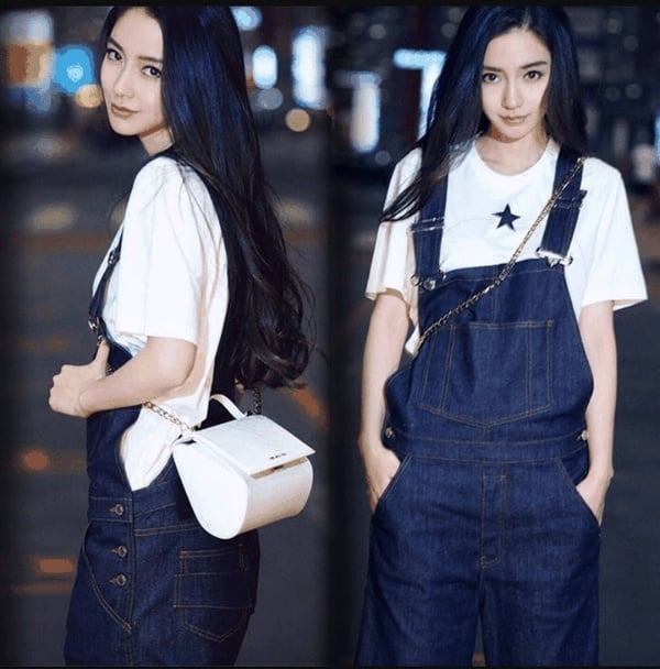 吊帶褲穿搭技巧!孫藝珍穿出少女感,徐睿知好身材擋不住,楊冪、熱巴吊帶褲穿法腿爆長