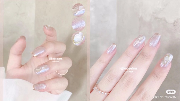 夏日極光美甲「晶石貓眼」圖鑑!透明閃鑽、偏光亮粉超級美,根本讓手指自帶仙女濾鏡~