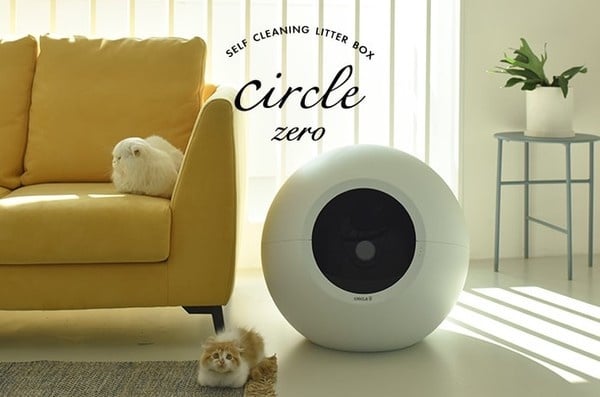 自動換貓砂超方便！美國「感應式科技貓砂盆」Circle Zero 10月上市，訂單已突破千萬！