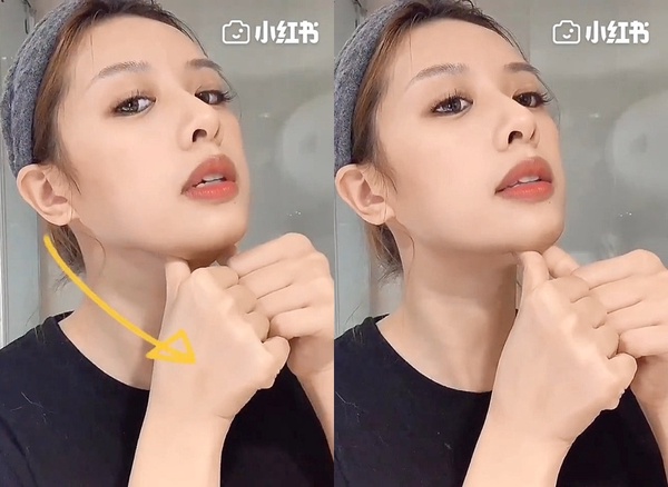 下顎輪廓線按摩
