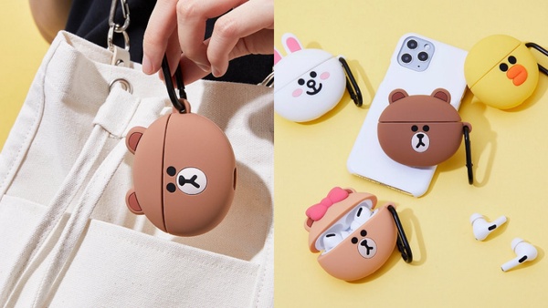 LINE FRIENDS早餐系列「AirPods保護套」登場!酪梨熊大、荷包蛋莎莉為你注入滿滿活力