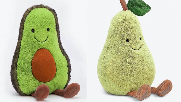 世界最柔軟玩偶！Jellycat推出食物系列柔軟玩偶、小包，牛油果造型超療癒~