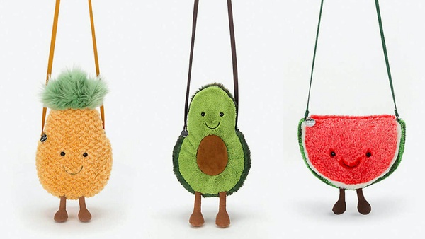 世界最柔軟玩偶！Jellycat推出食物系列柔軟玩偶、小包，牛油果造型超療癒~