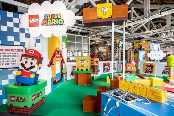 瑪利歐實體化了！樂高「Level up!」快閃店，免門票+三大實境關卡，加碼限定周邊等你買