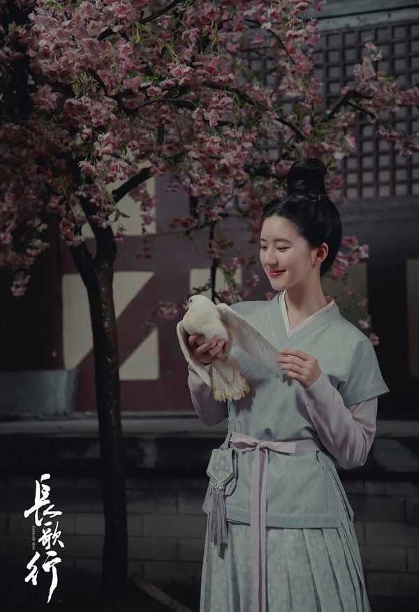 古裝劇「唐宮美人」1:趙露思 飾演《長歌行》李樂嫣