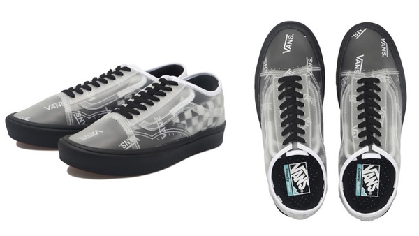 VANS透明鞋Comfycush Slip-Skool 推出三款全新配色,半透明棋格設計,街頭時尚必備!
