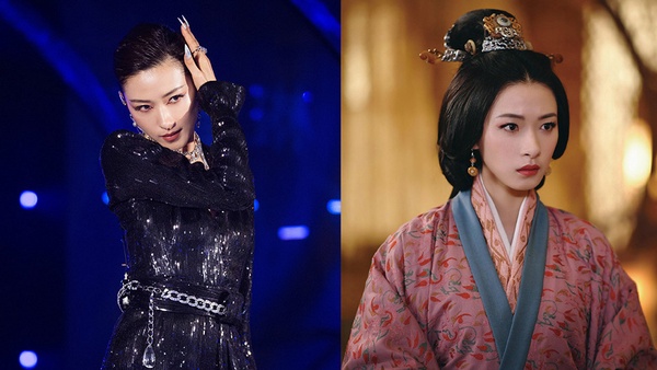 《乘風破浪的姐姐》後宮寵妃角色8:萬茜 飾演《三國機密之潛龍在淵》伏壽
