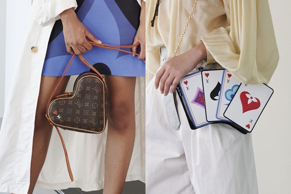 Louis Vuitton 2021早春系列亮相,大玩樸克牌老花元素!愛心老花包、樸克牌包必收!