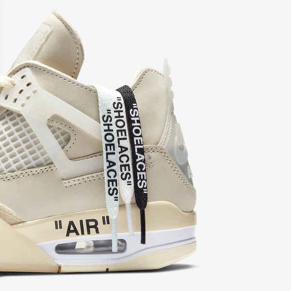 超美奶油色Off-White球鞋!「Off-White™ x Air Jordan 4 」聯名鞋款限量開賣!