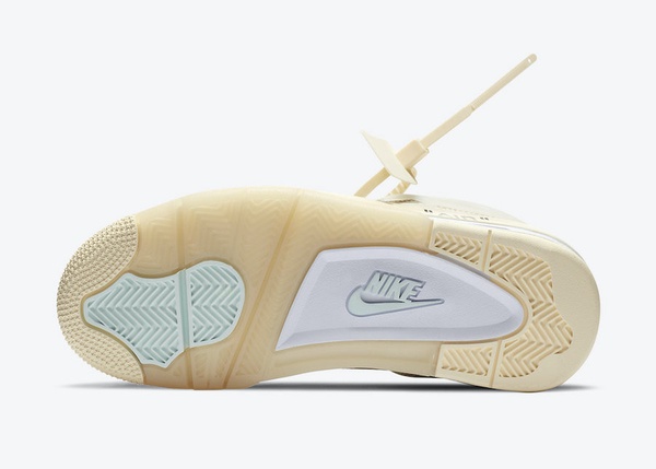 超美奶油色Off-White球鞋!「Off-White™ x Air Jordan 4 」聯名鞋款限量開賣!