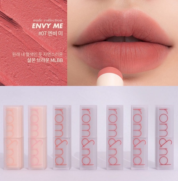 rom&nd 完美霧面唇膏 #envy me,₩12000(約NT.295)