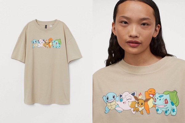 H&M 攜手小小兵、寶可夢推出全新聯名!初代傑尼龜、小火龍、妙蛙種子陪你過夏日!