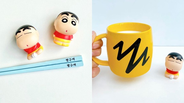 《蠟筆小新》同款餐具！韓國DUCKY WORLD將小新餐具實體化，可愛程度超欠買！