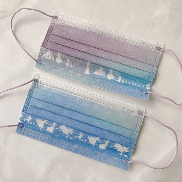 中衛 x 迪士尼「冰雪奇緣口罩」第二波開賣！夢幻漸層＋獨特印花，Elsa、雪寶都在上面