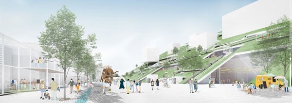 青埔景點再添一處！桃園市立美術館「玻璃山丘」好吸睛～預計2022年完工