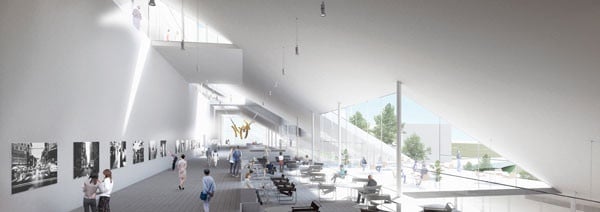 青埔景點再添一處！桃園市立美術館「玻璃山丘」好吸睛～預計2022年完工