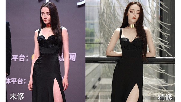 唐嫣產後首次亮相！10女星紅毯造型未修vs精修，迪麗熱巴腿好絕，Angelababy的腿修長了