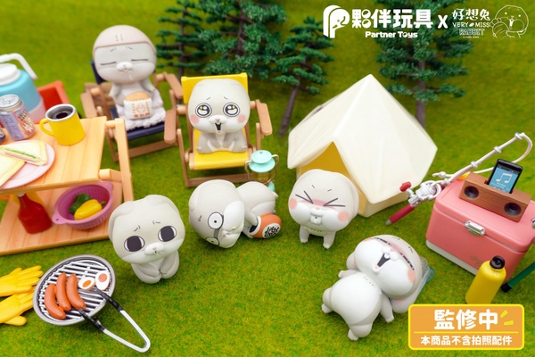 夥伴玩具X好想兔「想兔樂悠悠」/售價100元(一款;系列共5款);商品預計12月推出