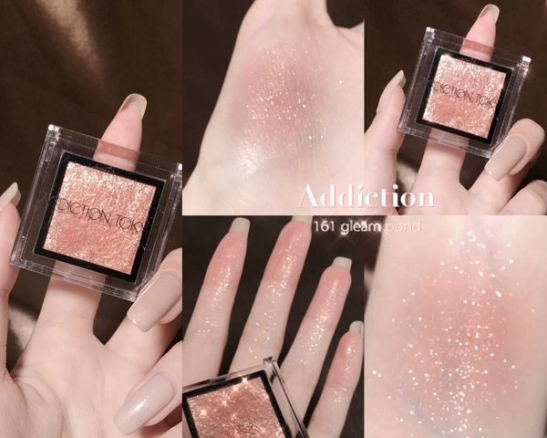 2020亮片眼影推薦4:Addiction THE EYESHADOW L(#161),NT.570(限定色)