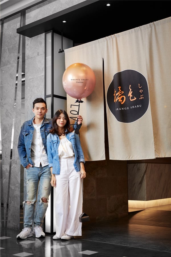 橘色涮涮屋X精品氣球O!Balloon推七夕套餐！大啖A5和牛、蟹膏，還送千元精品氣球超浪漫