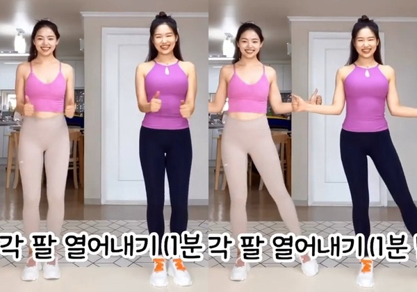 網紅教練教學消副乳、瘦蝴蝶袖運動！副乳消失胸型飽滿、手臂變纖細，網友親試兩週有感