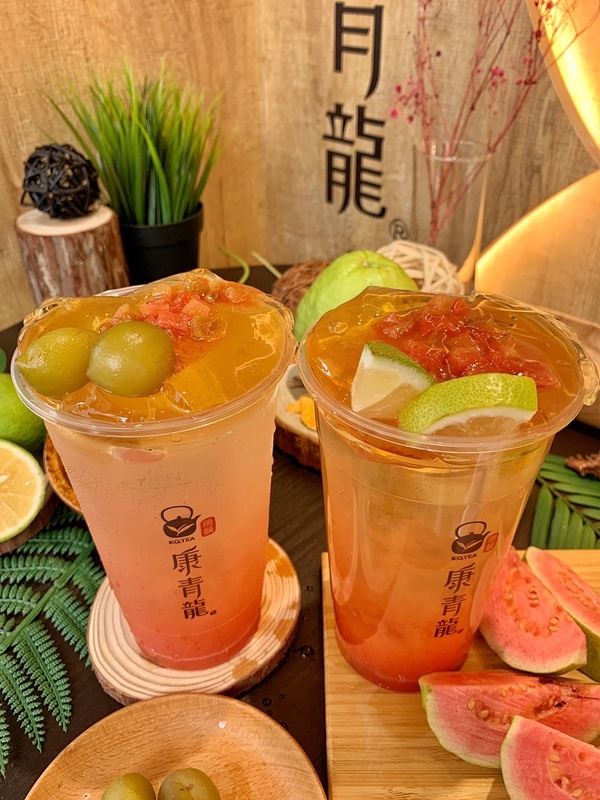 康青龍推「紅心芭樂梅」、「紅心芭檸冰茶」