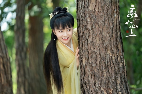 熱播甜寵劇古裝女神1:胡意旋 飾演《離人心上》初月
