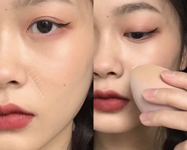新手冷門實用化妝技巧1:法令紋遮瑕