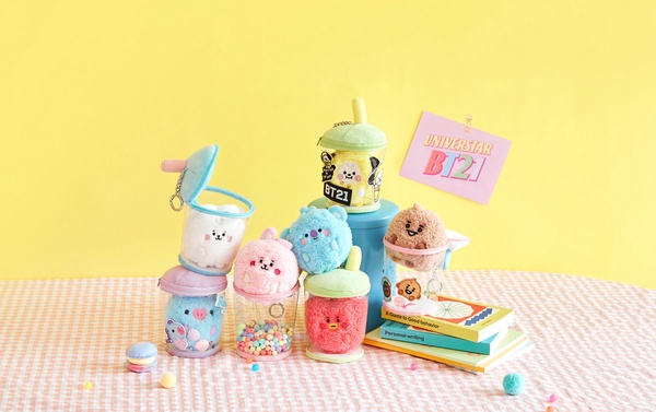 「BT21珍珠奶茶吊飾」22,000韓元(約NT$550)