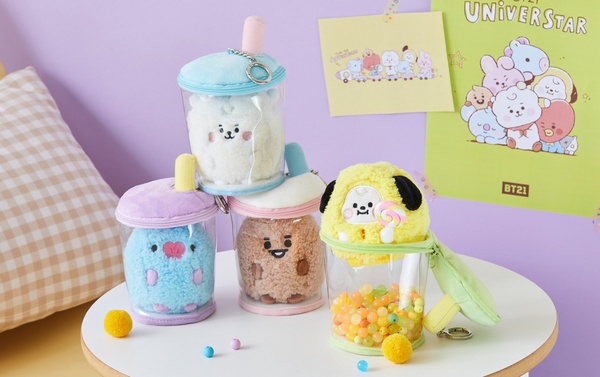 「BT21珍珠奶茶吊飾」22,000韓元(約NT$550)
