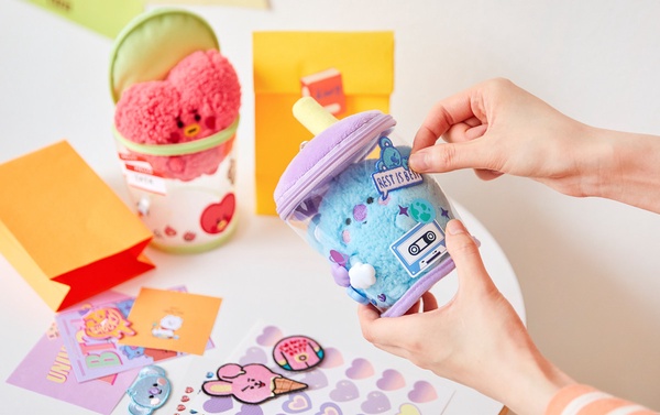「BT21珍珠奶茶吊飾」22,000韓元(約NT$550)