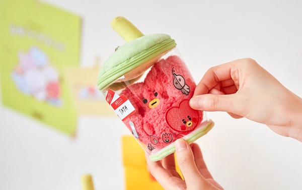 「BT21珍珠奶茶吊飾」22,000韓元(約NT$550)