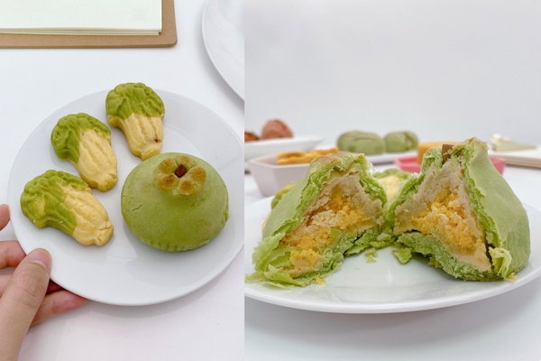 翠玉白菜鳳梨酥？柚子蛋黃酥、西瓜酥、荷花等造型月餅，原來中秋也可以這麼可愛？
