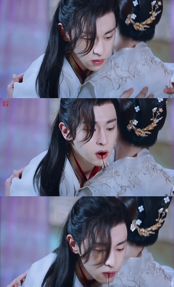 古裝劇中的「吐血美男」2:鄧倫 飾演《香蜜沉沉燼如霜》旭鳳