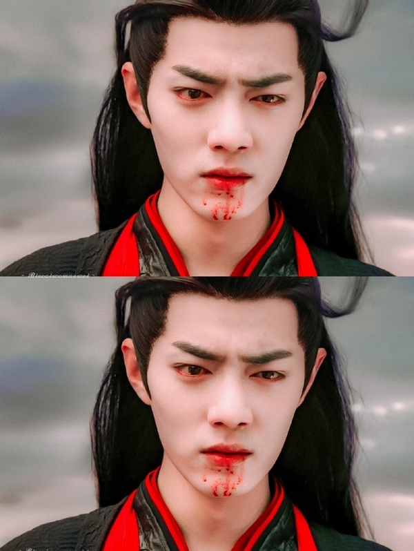 古裝劇中的「吐血美男」9:肖戰 飾演《陳情令》魏無羨