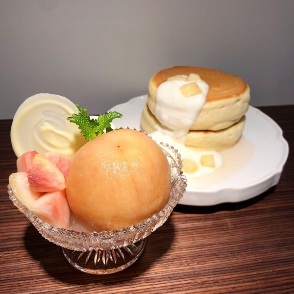 「椿 Tsubaki Salon」推期間限定哈密瓜、水蜜桃鬆餅!