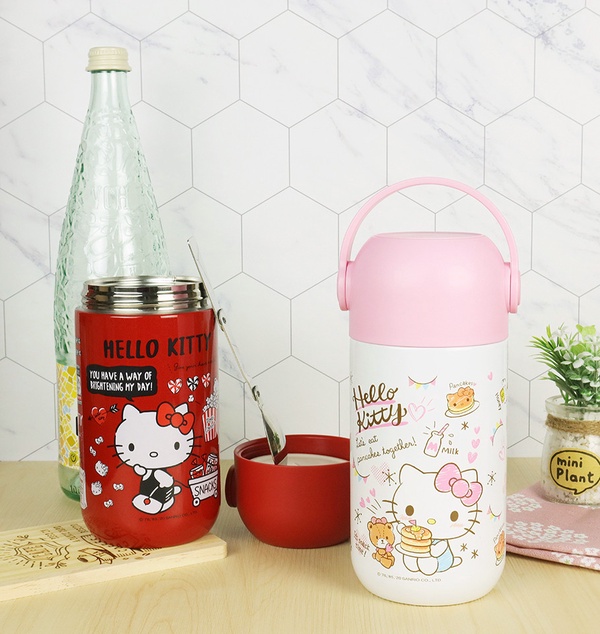 Kitty控必備！7-11推出「Hello Kitty手提燜燒罐」4款手繪風圖騰，就在這天開賣