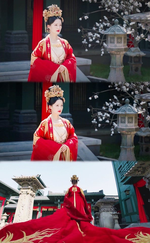 近期古裝劇「紅衣美人」5:李沁 飾演《錦秀南歌》沈驪歌