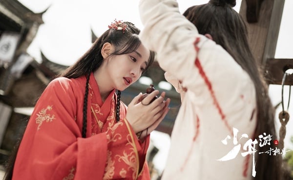 近期古裝劇「紅衣美人」10:許夢圓 飾演《少年遊之一寸相思》謝姜兒