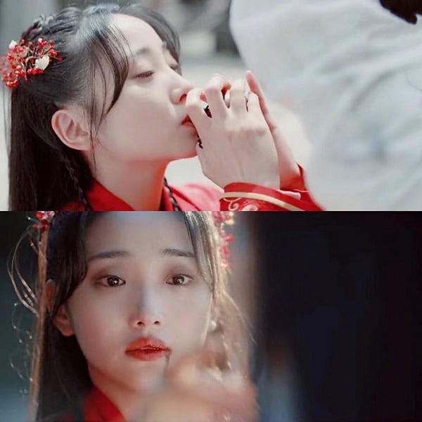 近期古裝劇「紅衣美人」10:許夢圓 飾演《少年遊之一寸相思》謝姜兒