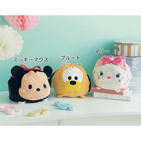 迪士尼推出超萌「Tsum Tsum面紙套」&「Tsum Tsum束口袋」，實用又可愛！