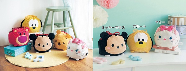 迪士尼推出超萌「Tsum Tsum面紙套」&「Tsum Tsum束口袋」,實用又可愛!