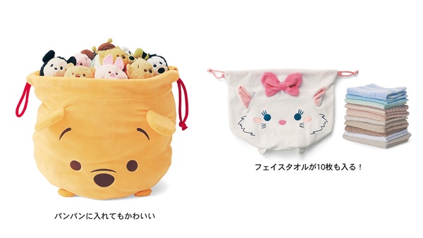 迪士尼推出超萌「Tsum Tsum面紙套」&「Tsum Tsum束口袋」,實用又可愛!