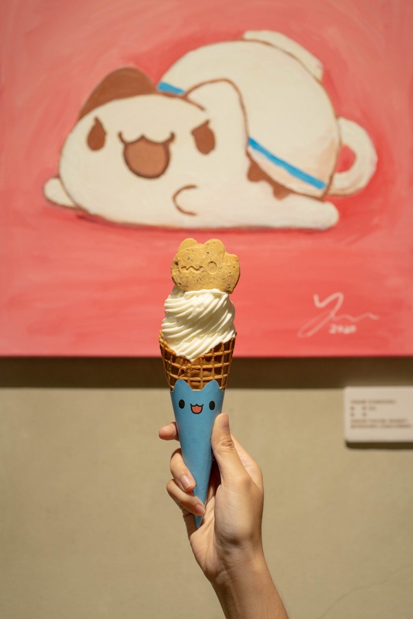 咖波變霜淇淋了！「貓貓蟲咖波Ｘ奶泡貓咖啡」快閃店進駐誠品，超值福袋限時3天販售