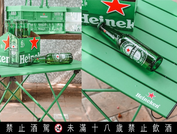 7-11「海尼根星潮摺疊蛋捲桌」/海尼根多入裝任一組+199元(9/09-10/06)