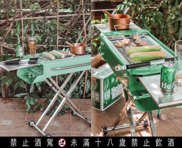 超可愛的海尼根！海尼根蛋捲桌、折疊椅、烤肉架等6款周邊，只要在超商就能買到