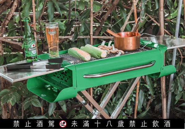 家樂福「海尼根型動烤肉架」/海尼根全系列商品滿額 NT$368 即可參加抽獎(9/11-10/05)