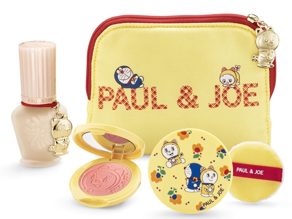 PAUL & JOE聖誕限定「哆啦美彩妝」！蜜粉、唇膏換上哆啦美、哆啦A夢包裝，簡直太可愛